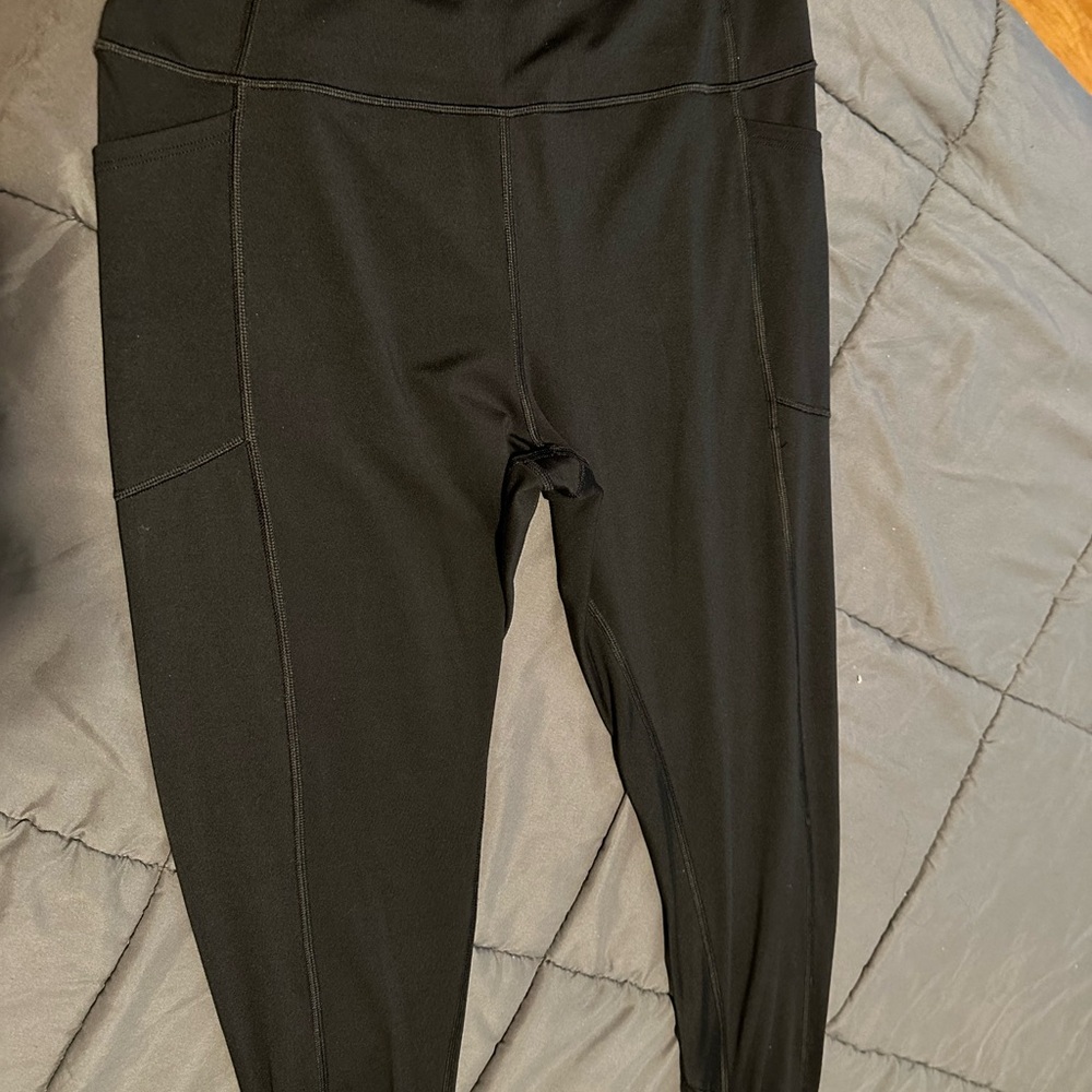 Black High-Waisted Leggings